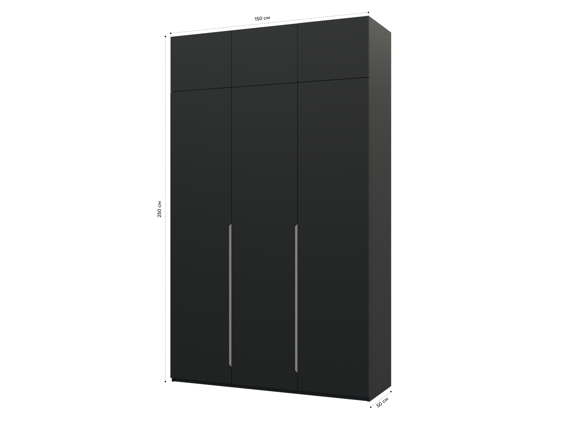 Пакс Альхейм 23 black (silver) ИКЕА (IKEA) изображение товара