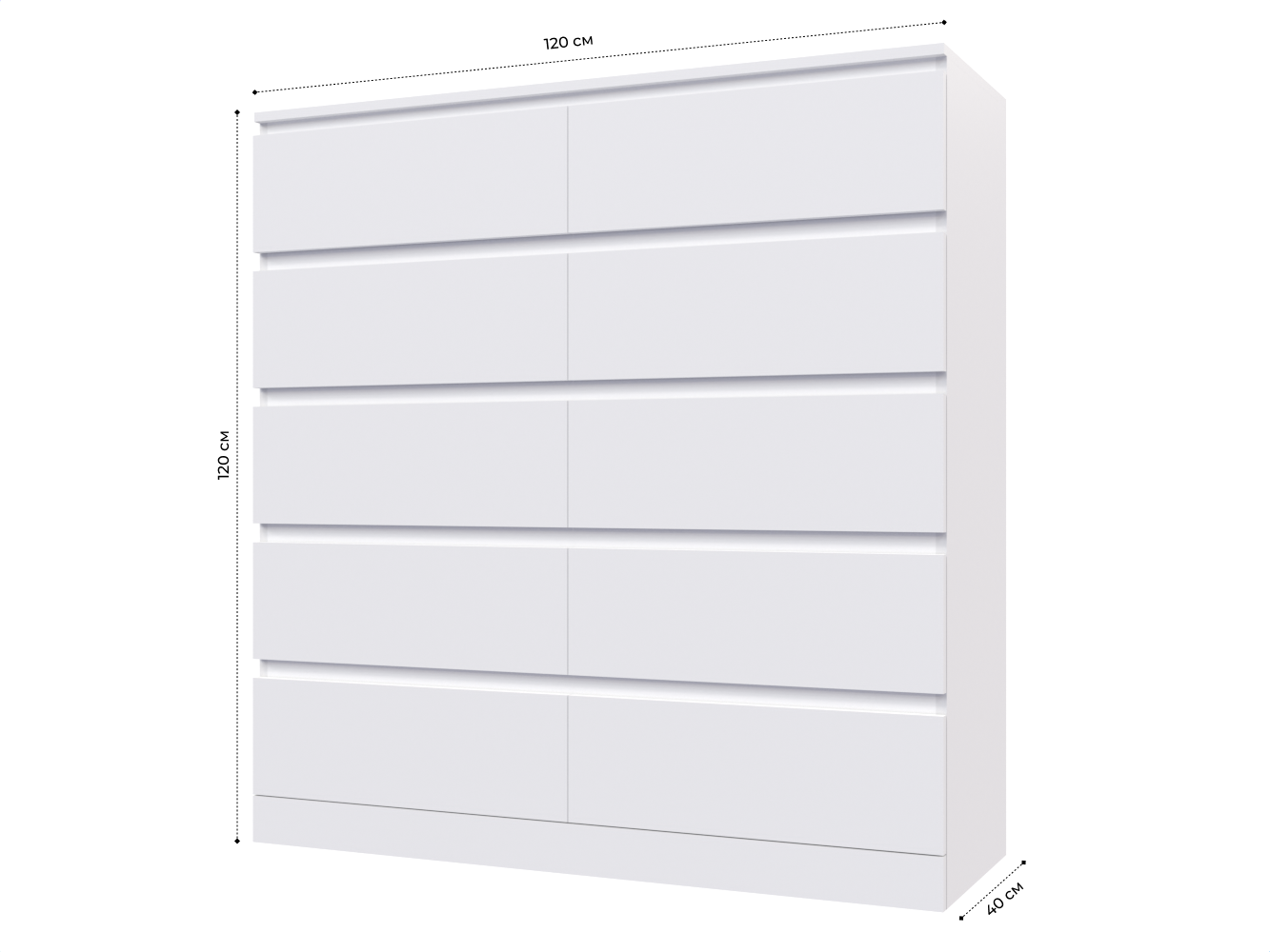 Мальм 20 white ИКЕА (IKEA) изображение товара