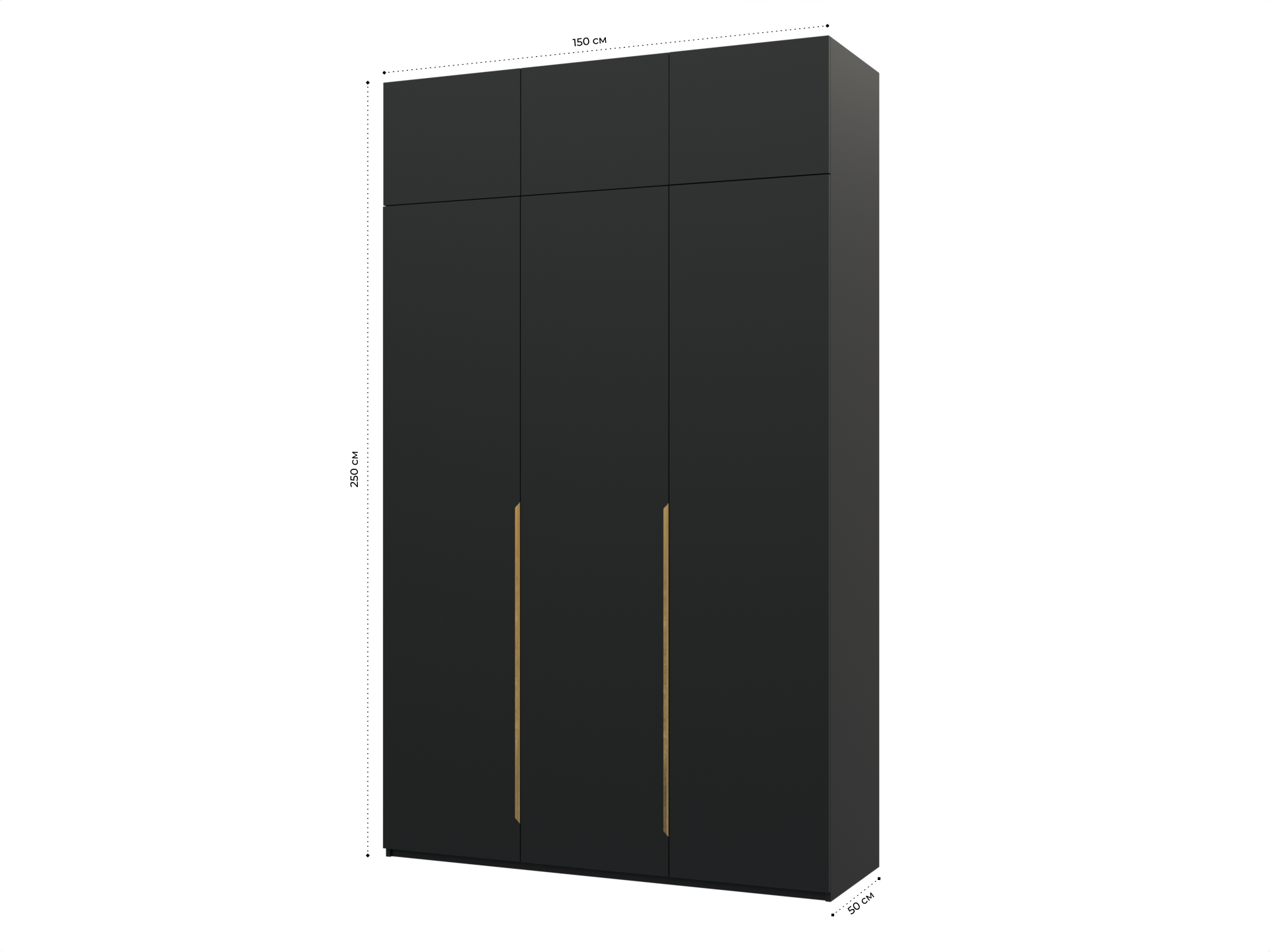 Пакс Альхейм 23 black (gold) ИКЕА (IKEA) изображение товара