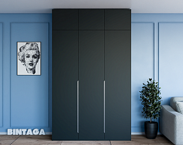 Изображение товара Пакс Альхейм 23 black (silver) ИКЕА (IKEA) на сайте bintaga.ru