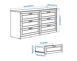 Изображение товара Сонгесанд 14 white ИКЕА (IKEA) на сайте bintaga.ru